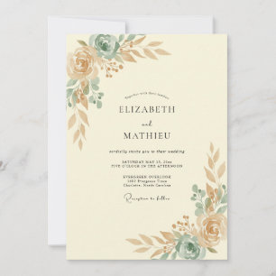 Convites Casamento Pintado com Champanhe Espuma do Mar