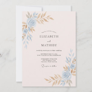 Convites Casamento Pintado com Champanhe Rosado