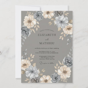 Convites Casamento Pintado em Slate Soft Champagne