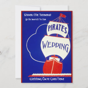 Convites Casamento Pirates