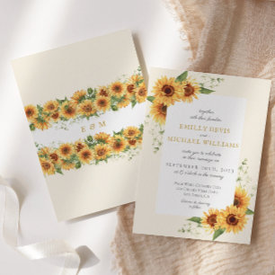 Convites Casamento Por Aquarela Amarelo-Amarelo-Sol
