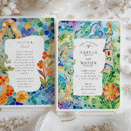 Convites Casamento por Aquarela de Barcelona Gaudí