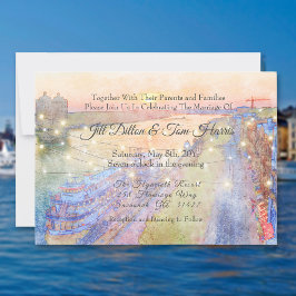 Convites Casamento por Aquarela do Rio Savannah Sunset
