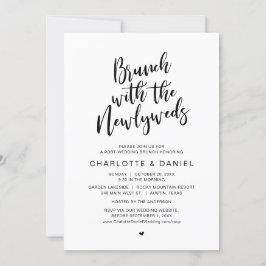 Convites Casamento poste, Brunch com os recém-casados, Elop