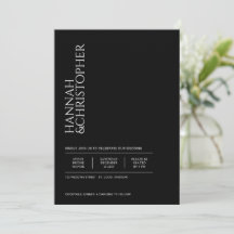 Casamento Preto e Branco Encantador