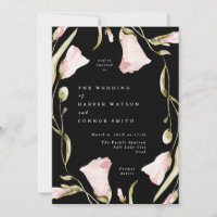 Casamento Preto Pampas Boho Wildflower Premium