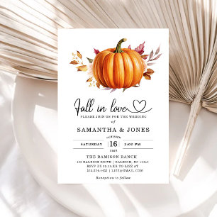Convites Casamento Pumpkin Apaixonado