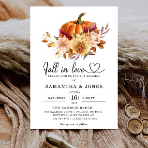 Convites Casamento Pumpkin Apaixonado
