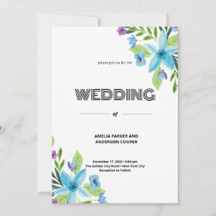 Convites Casamento Pure Love Blossoms