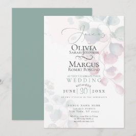 Convites Casamento | Quase Não Existe Eucalipto Com Aquarel