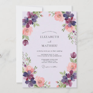Convites Casamento Ranunculus Eucalipto Ameixa Damasco