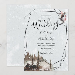 Convites Casamento Raven, Forest e Moon Crescent