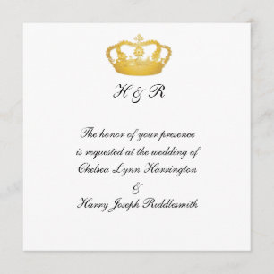 Convites Casamento Real II -  Ouro