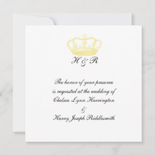 Convites Casamento Real - Ouro