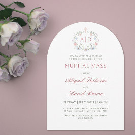 Convites Casamento Religioso em Massa Nupcial
