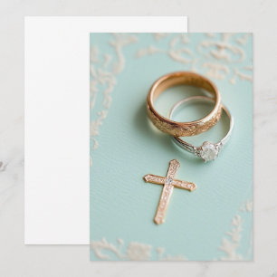 Convites Casamento religioso verde da Casa Mint
