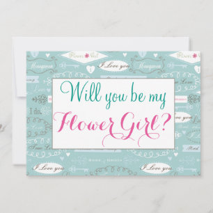 Convites Casamento Retro Você Será a Dama de Flores