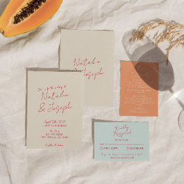 Convites Casamento Retroativo Moderno De Brincadeiras Escri