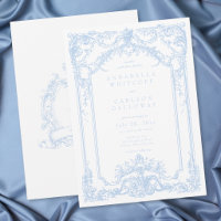 Casamento Rococó Azul Francês Realeza Vintage Eleg