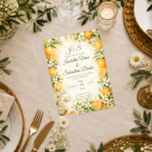 Casamento Romântico com Citrinos