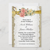 Casamento Romântico com Lona Rústica e Renda Branc