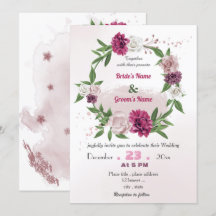 casamento romântico de madre floral rosa