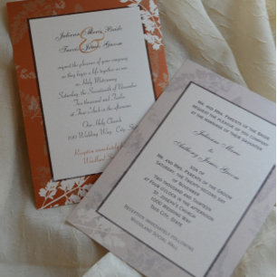 Convites Casamento Romântico de Prata