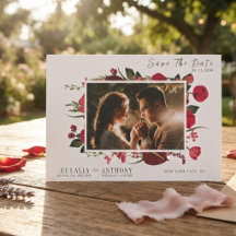 Casamento Romântico Elegante Salve a Data