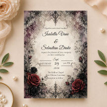 Casamento Romântico Gótico de Renda