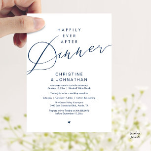 Convites Casamento Romântico Moderno Jantar Felizes para Se
