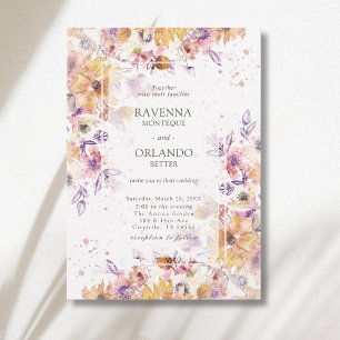 Convites Casamento Romântico no Jardim Botânico de Outono
