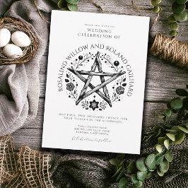 Convites Casamento Romântico Pagan Wicca