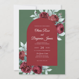 Convites Casamento Rosa Antiga Floresta da Borgonha