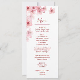 Convites Casamento Rosa Branco Flor de Cerejeira   