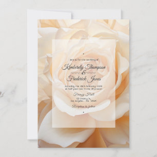 Convites Casamento Rosa Cor de Champanhe