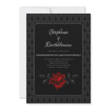 Casamento Rosa Damasco Preto Gótico