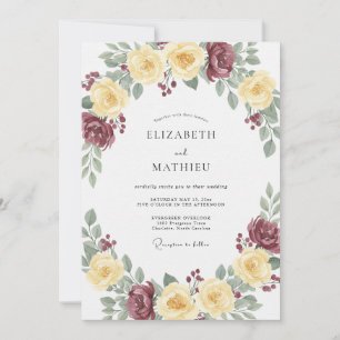 Convites Casamento Rosa Plum Butter