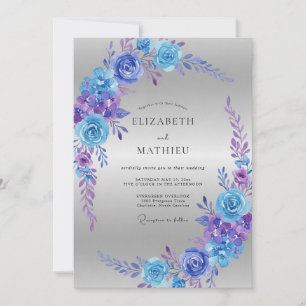 Convites Casamento Rosa Violeta Centáurea