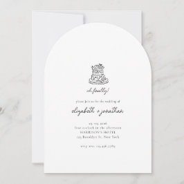 Convites Casamento Roteiro Minimalista Oh Finalmente