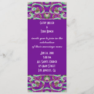 Convites casamento roxo