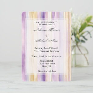 Convites Casamento Roxo-Roxo-Roxo-Iris Stripes