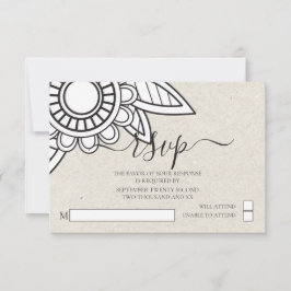 Convites Casamento RSVP da Tipografia da Flor Moderna