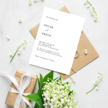 Casamento RSVP de Código QR Minimalista Moderno Si