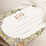 Convites Casamento RSVP Vintage Art Nouveau William Morris<br><div class="desc">Cartão RSVP do Casamento vintage Art Nouveau de William Morris num design floral, romântico e caprichoso. Os florescimentos vitorianos complementam os tipos clássicos de arte deco fonts. Introduza as suas informações personalizadas e está concluído. Se você quiser alterar a design, clique no botão azul "Personalizar". Muito obrigado por considerar a...</div>