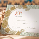 Convites Casamento RSVP Vintage Art Nouveau William Morris<br><div class="desc">Chrysanthemum Art Nouveau Casamento vintage RSVP card de William Morris em uma design floral, romântica e caprichosa. Os florescimentos vitorianos complementam os tipos clássicos de arte deco fonts. Introduza as suas informações personalizadas e está concluído. Se você quiser alterar a design, clique no botão azul "Personalizar". Muito obrigado por considerar...</div>