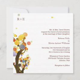 Convites Casamento Rural Moderno das Árvores Rústicas