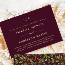 Casamento Russo de Natal Burgundy Marsala