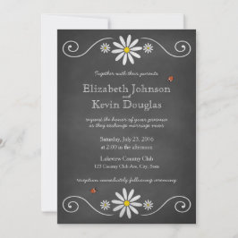 Convites Casamento Russo de Quadros Alcalços Daisies e Lady