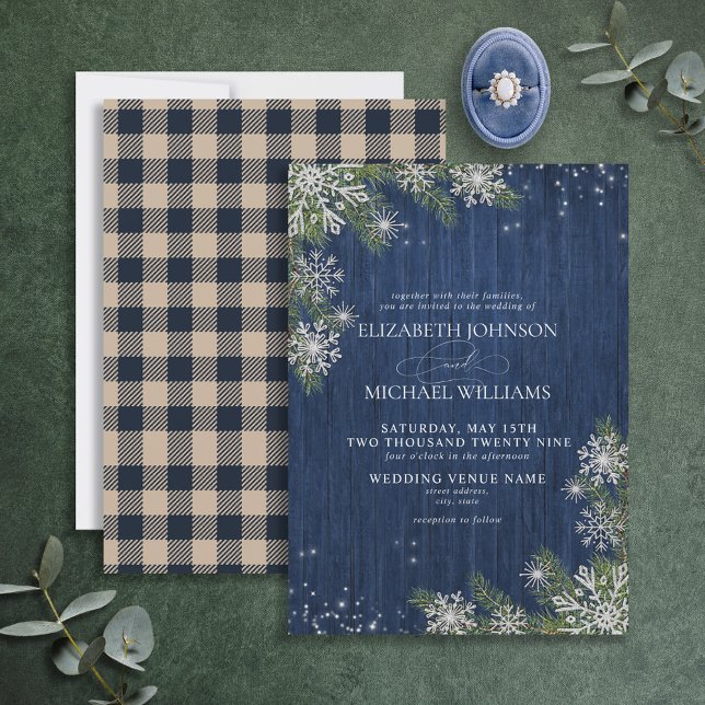 Convites Casamento Russo de Xadrez de Madeira de Silver Win (Criador carregado)