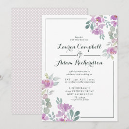 Convites Casamento Russo Eucalyptus Greenery De Cor Rosa In